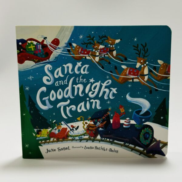 Santa and the Goodnight Train - Board book for kids & toddlers
